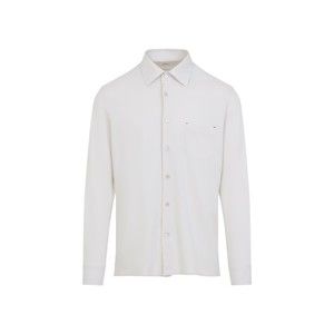 Chemise Habillée Kiton Neuve Avec étiquettes - Taille 15.5 (39), Rayures Orange Et Bleu Sur Fond Blanc, 100% Coton